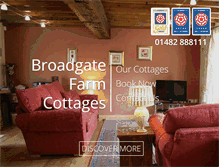 Tablet Screenshot of broadgatefarmcottages.co.uk